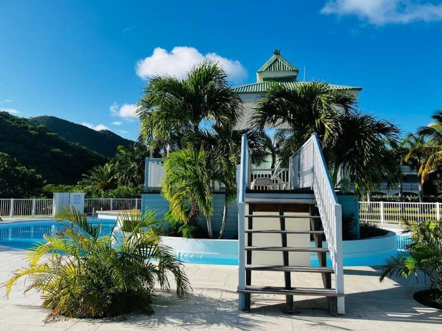 Le Palmier Bleu, Cocon Tropical, Plage & Piscine Anse Marcel Exterior foto